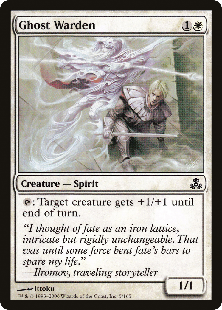 Ghost Warden (GPT-005) - Guildpact Foil - Premium MTG Single from Wizards of the Coast - Just $0.11! Shop now at Game Crave Tournament Store