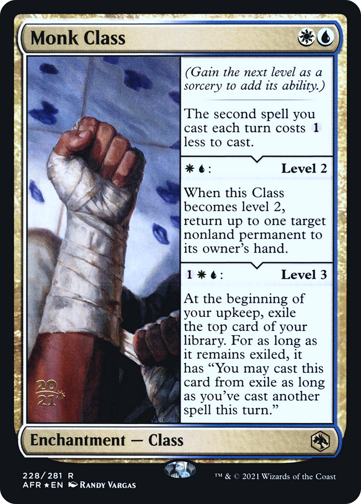 Monk Class (PAFR-228S) - Adventures in the Forgotten Realms Promos Foil - Premium MTG Single from Wizards of the Coast - Just $0.21! Shop now at Game Crave Tournament Store
