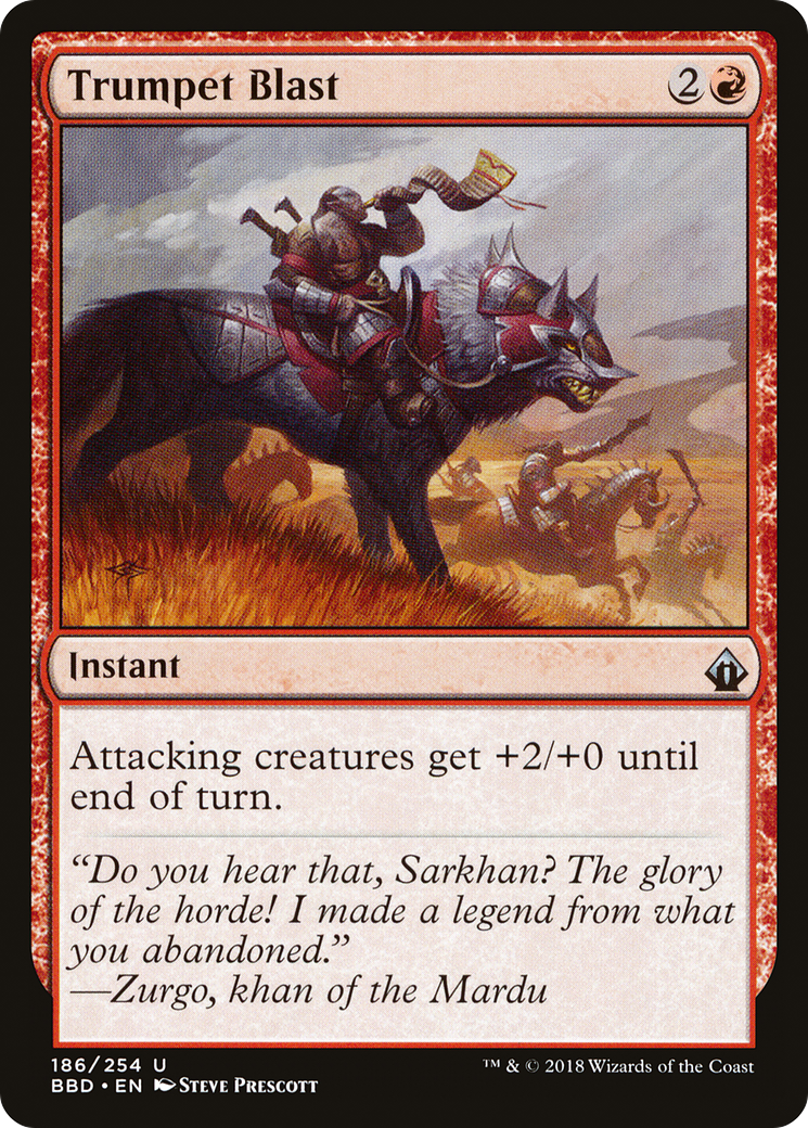 Trumpet Blast (BBD-186) - Battlebond - Premium MTG Single from Wizards of the Coast - Just $0.08! Shop now at Game Crave Tournament Store