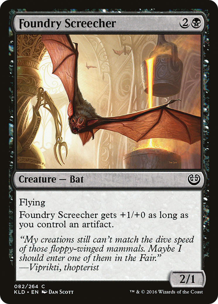 Foundry Screecher (KLD-082) - Kaladesh - Premium MTG Single from Wizards of the Coast - Just $0.08! Shop now at Game Crave Tournament Store
