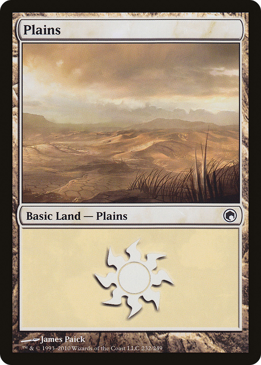Plains (SOM-232) - Scars of Mirrodin - Premium MTG Single from Wizards of the Coast - Just $0.08! Shop now at Game Crave Tournament Store