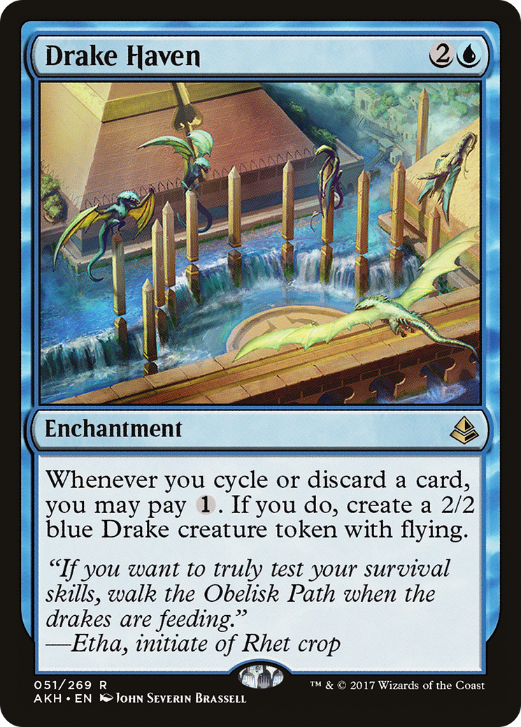 Drake Haven (AKH-051) - Amonkhet - Premium MTG Single from Wizards of the Coast - Just $0.08! Shop now at Game Crave Tournament Store