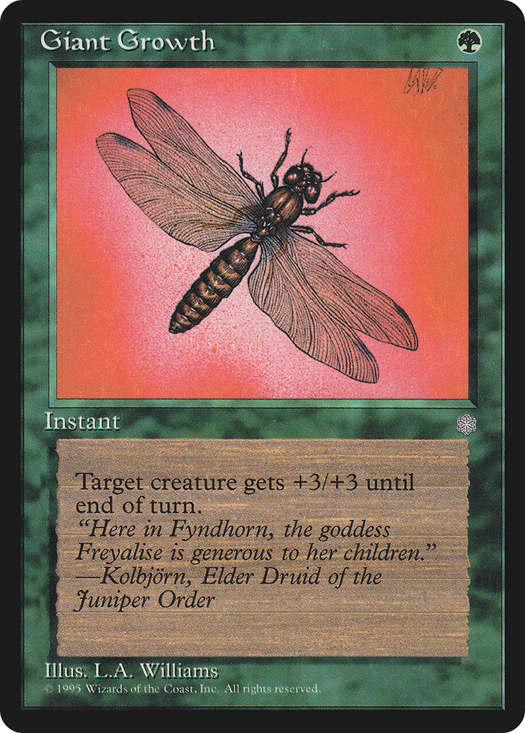 Giant Growth (ICE-246) - Ice Age - Premium MTG Single from Wizards of the Coast - Just $0.08! Shop now at Game Crave Tournament Store