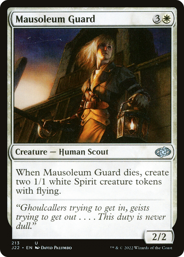 Mausoleum Guard (J22-213) - Jumpstart 2022 - Premium MTG Single from Wizards of the Coast - Just $0.08! Shop now at Game Crave Tournament Store