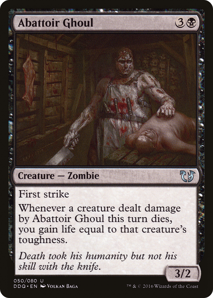 Abattoir Ghoul (DDQ-050) - Duel Decks: Blessed vs. Cursed - Premium MTG Single from Wizards of the Coast - Just $0.08! Shop now at Game Crave Tournament Store