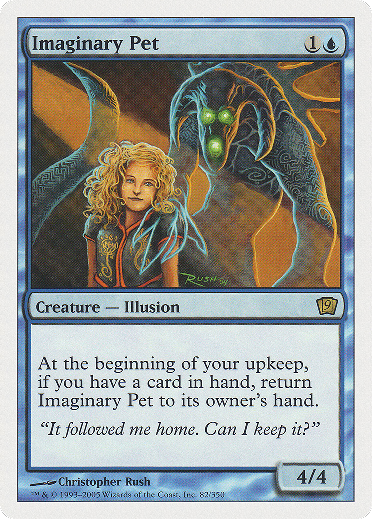 Imaginary Pet (9ED-082) - Ninth Edition - Premium MTG Single from Wizards of the Coast - Just $0.08! Shop now at Game Crave Tournament Store