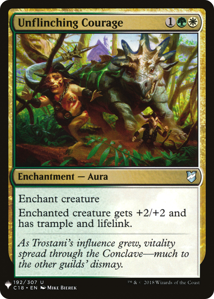 Unflinching Courage (MB1-1502) - Mystery Booster - Premium MTG Single from Wizards of the Coast - Just $0.08! Shop now at Game Crave Tournament Store