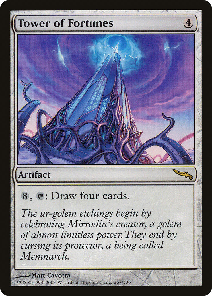 Tower of Fortunes (MRD-267) - Mirrodin Foil - Premium MTG Single from Wizards of the Coast - Just $0.99! Shop now at Game Crave Tournament Store