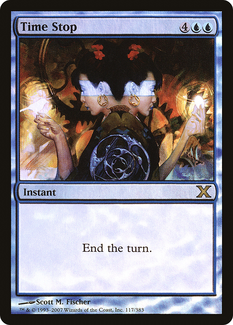 Time Stop (10E-117★) - Tenth Edition Foil - Premium MTG Single from Wizards of the Coast - Just $44.59! Shop now at Game Crave Tournament Store