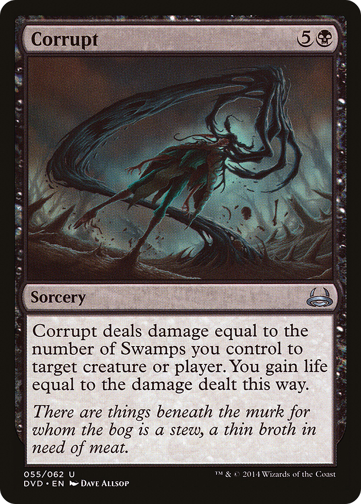 Corrupt (DVD-055) - Duel Decks Anthology: Divine vs. Demonic - Premium MTG Single from Wizards of the Coast - Just $0.08! Shop now at Game Crave Tournament Store