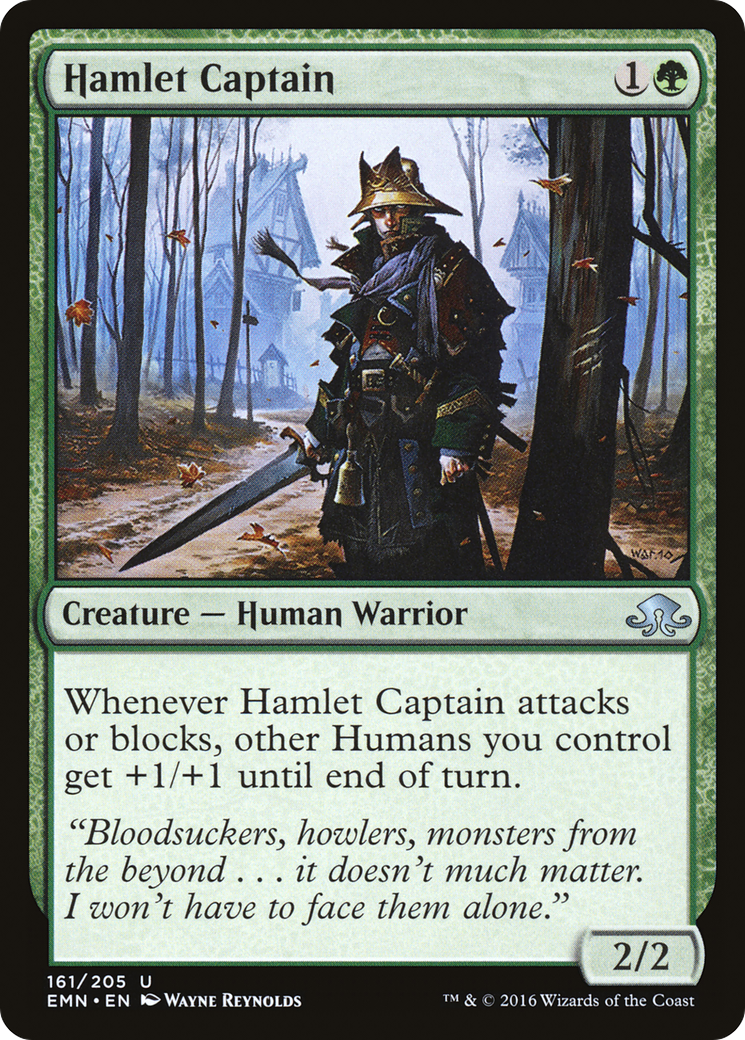 Hamlet Captain (EMN-161) - Eldritch Moon Foil - Premium MTG Single from Wizards of the Coast - Just $0.08! Shop now at Game Crave Tournament Store