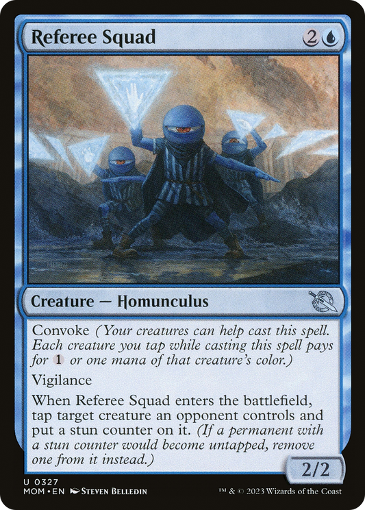 Referee Squad (MOM-327) - March of the Machine Foil - Premium MTG Single from Wizards of the Coast - Just $0.08! Shop now at Game Crave Tournament Store
