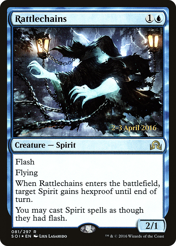 Rattlechains (PSOI-81S) - Shadows over Innistrad Promos Foil - Premium MTG Single from Wizards of the Coast - Just $0.08! Shop now at Game Crave Tournament Store