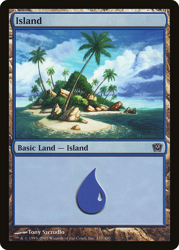 Island (9ED-337★) - Ninth Edition Foil - Premium MTG Single from Wizards of the Coast - Just $0.48! Shop now at Game Crave Tournament Store