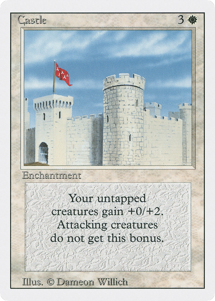 Castle (3ED-008) - Revised Edition - Premium MTG Single from Wizards of the Coast - Just $0.09! Shop now at Game Crave Tournament Store