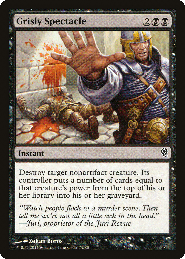 Grisly Spectacle (DDM-075) - Duel Decks: Jace vs. Vraska - Premium MTG Single from Wizards of the Coast - Just $0.08! Shop now at Game Crave Tournament Store