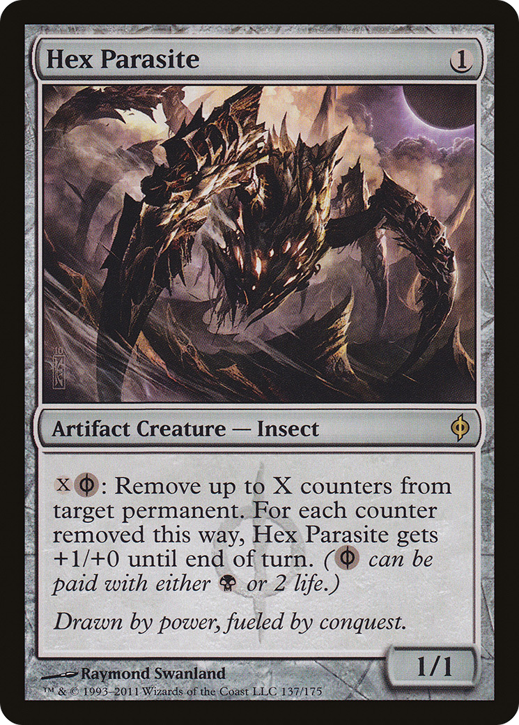 Hex Parasite (NPH-137) - New Phyrexia - Premium MTG Single from Wizards of the Coast - Just $2.94! Shop now at Game Crave Tournament Store