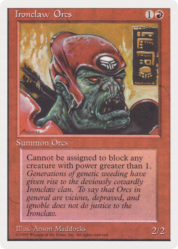 Ironclaw Orcs (RQS-033) - Rivals Quick Start Set - Premium MTG Single from Wizards of the Coast - Just $0! Shop now at Game Crave Tournament Store