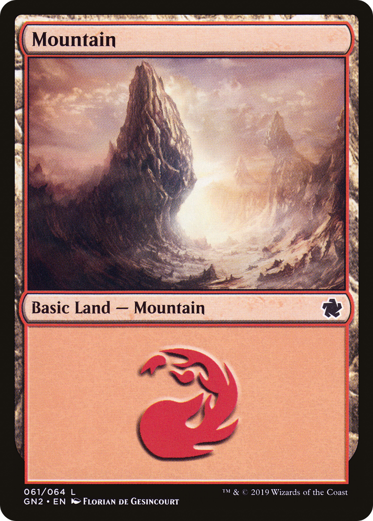 Mountain (GN2-061) - Game Night 2019 - Premium MTG Single from Wizards of the Coast - Just $0.32! Shop now at Game Crave Tournament Store