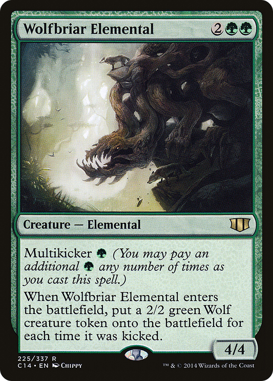 Wolfbriar Elemental (C14-225) - Commander 2014 - Premium MTG Single from Wizards of the Coast - Just $0.08! Shop now at Game Crave Tournament Store