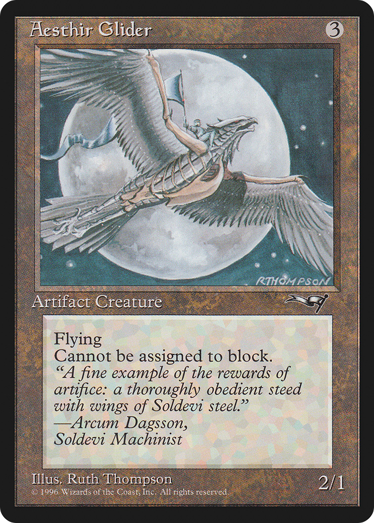 Aesthir Glider (ALL-116B) - Alliances - Premium MTG Single from Wizards of the Coast - Just $0.08! Shop now at Game Crave Tournament Store
