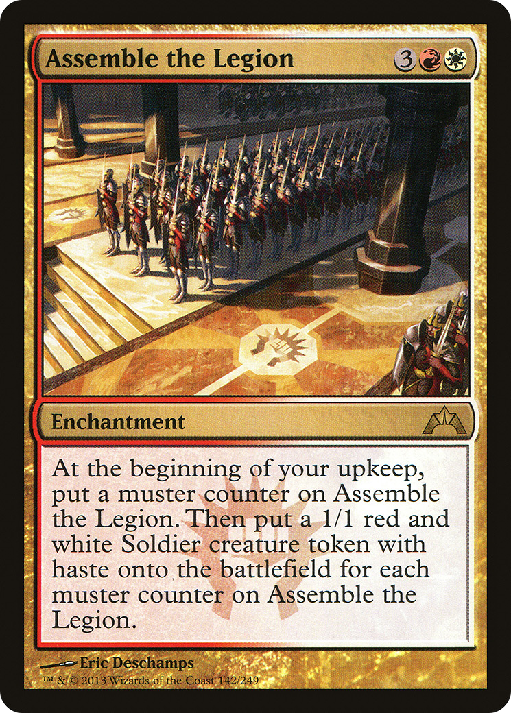 Assemble the Legion (GTC-142) - Gatecrash - Premium MTG Single from Wizards of the Coast - Just $0.08! Shop now at Game Crave Tournament Store