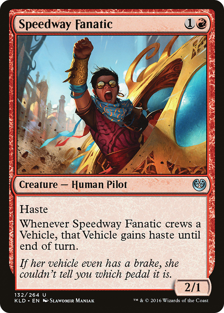 Speedway Fanatic (KLD-132) - Kaladesh - Premium MTG Single from Wizards of the Coast - Just $0.08! Shop now at Game Crave Tournament Store