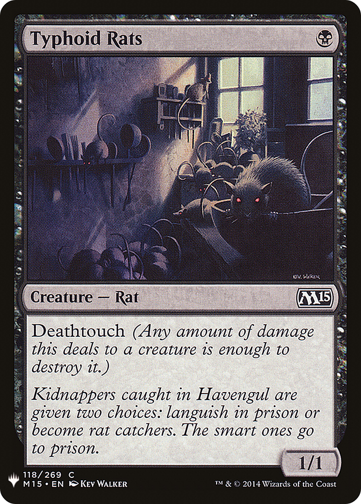 Typhoid Rats (MB1-803) - Mystery Booster - Premium MTG Single from Wizards of the Coast - Just $0.25! Shop now at Game Crave Tournament Store