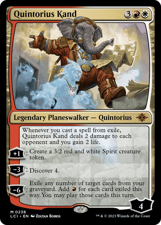 Quintorius Kand (LCI-238) - The Lost Caverns of Ixalan - Premium MTG Single from Wizards of the Coast - Just $0.64! Shop now at Game Crave Tournament Store