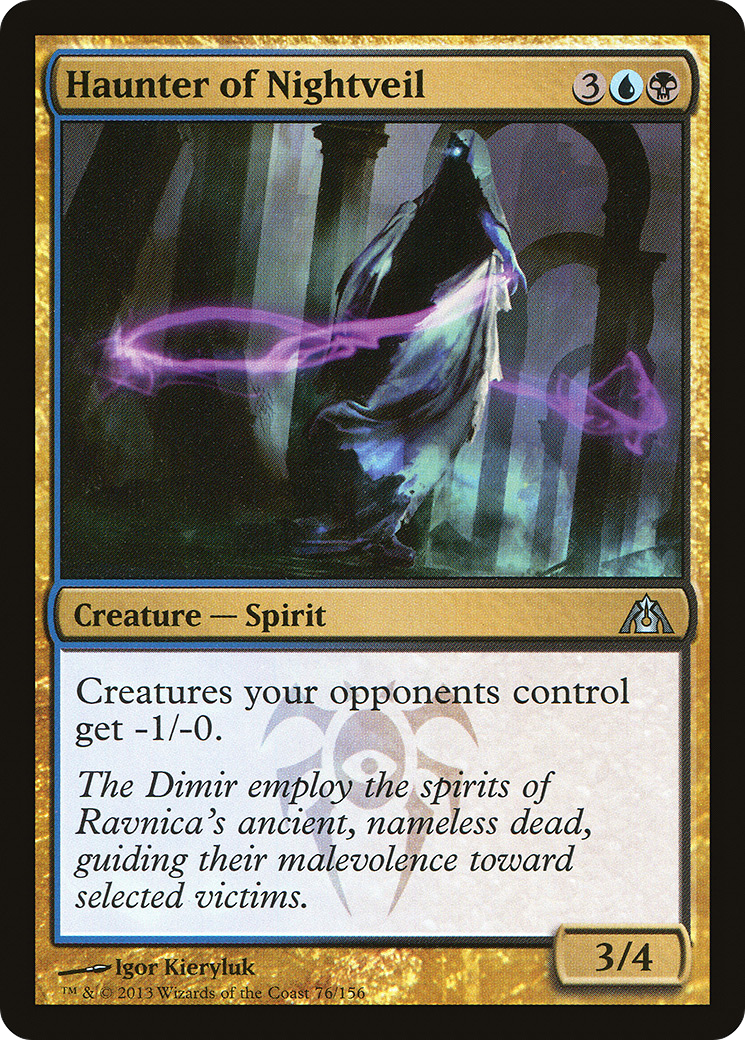 Haunter of Nightveil (DGM-076) - Dragon's Maze - Premium MTG Single from Wizards of the Coast - Just $0.25! Shop now at Game Crave Tournament Store