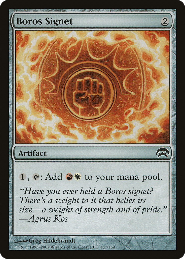 Boros Signet (HOP-107) - Planechase - Premium MTG Single from Wizards of the Coast - Just $0.60! Shop now at Game Crave Tournament Store