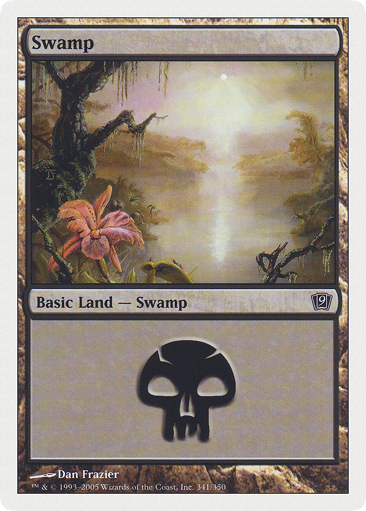 Swamp (9ED-341) - Ninth Edition - Premium MTG Single from Wizards of the Coast - Just $1.05! Shop now at Game Crave Tournament Store