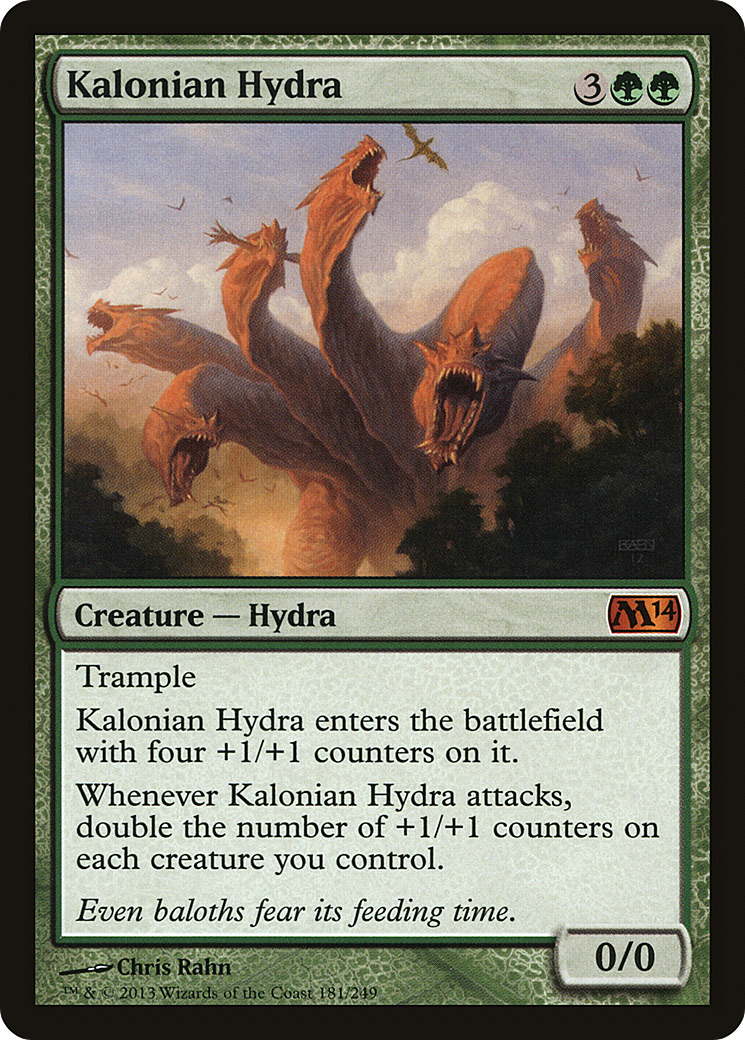 Kalonian Hydra (M14-181) - Magic 2014 - Premium MTG Single from Wizards of the Coast - Just $1! Shop now at Game Crave Tournament Store