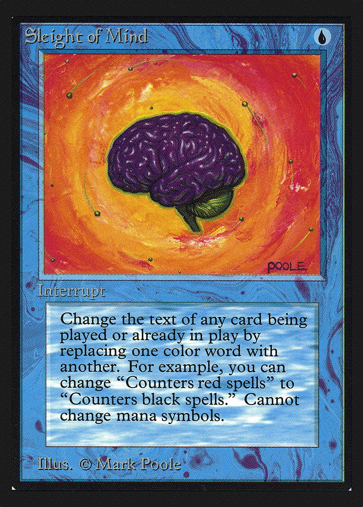 Sleight of Mind (CED-079) - Collectors' Edition - Premium MTG Single from Wizards of the Coast - Just $2.98! Shop now at Game Crave Tournament Store