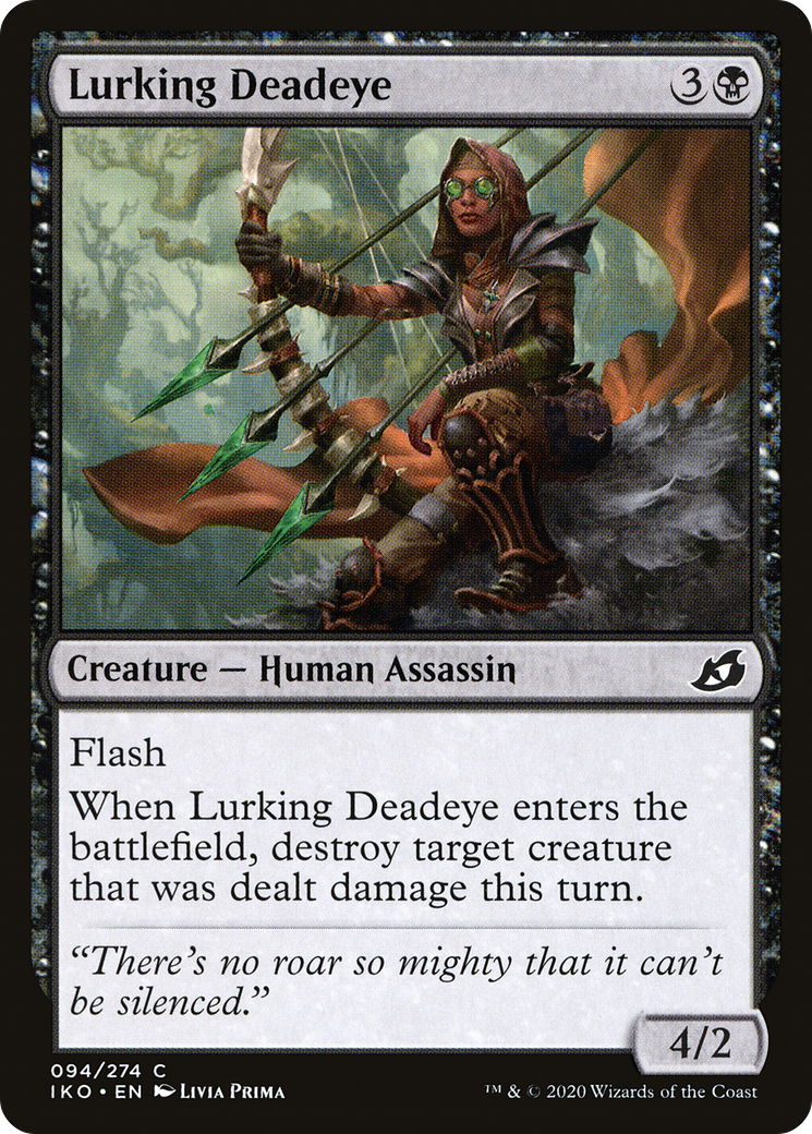 Lurking Deadeye (IKO-094) - Ikoria: Lair of Behemoths - Premium MTG Single from Wizards of the Coast - Just $0.08! Shop now at Game Crave Tournament Store