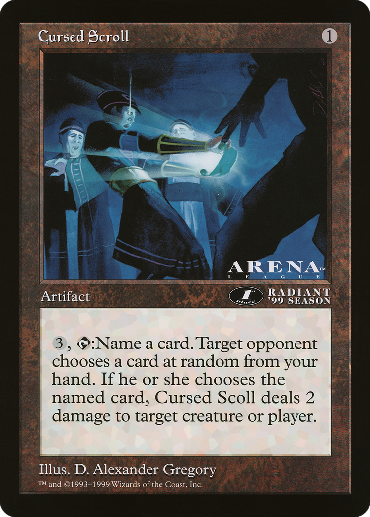 Cursed Scroll (OLEP-079) - Oversized League Prizes - Premium MTG Single from Wizards of the Coast - Just $0! Shop now at Game Crave Tournament Store