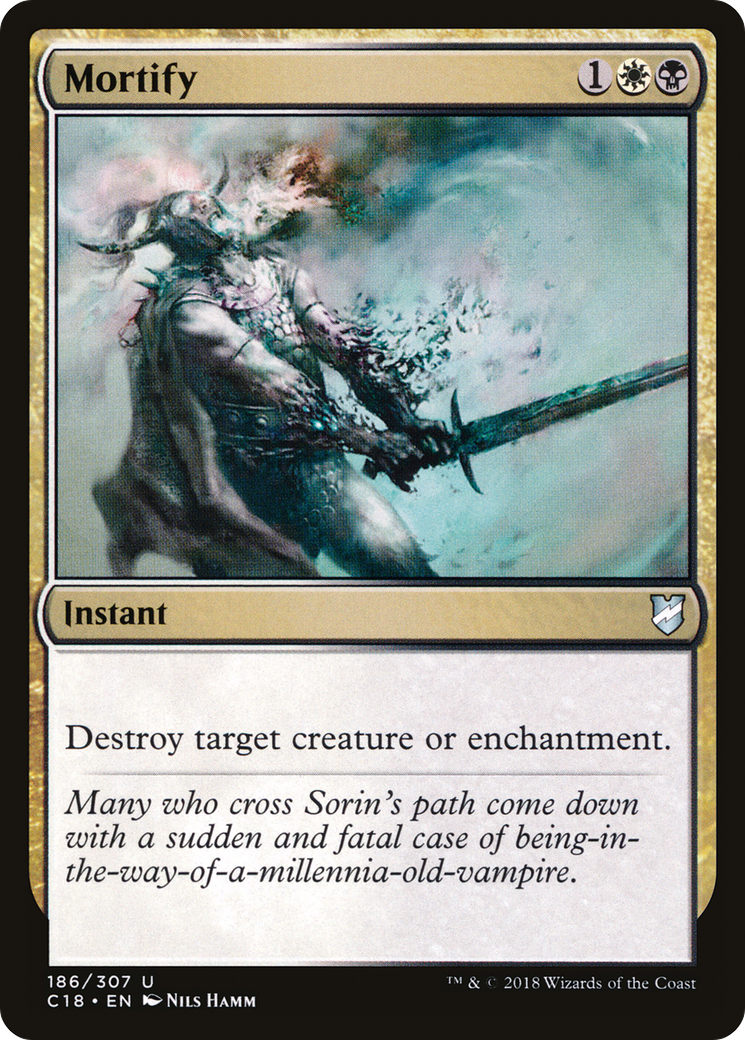 Mortify (C18-186) - Commander 2018 - Premium MTG Single from Wizards of the Coast - Just $0.08! Shop now at Game Crave Tournament Store