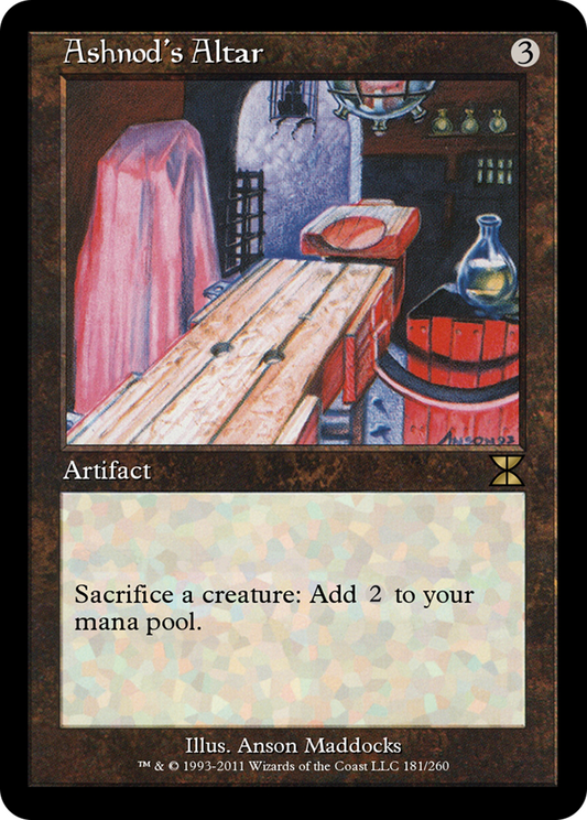Ashnod's Altar (ME4-181) - Masters Edition IV Foil - Premium MTG Single from Wizards of the Coast - Just $0! Shop now at Game Crave Tournament Store