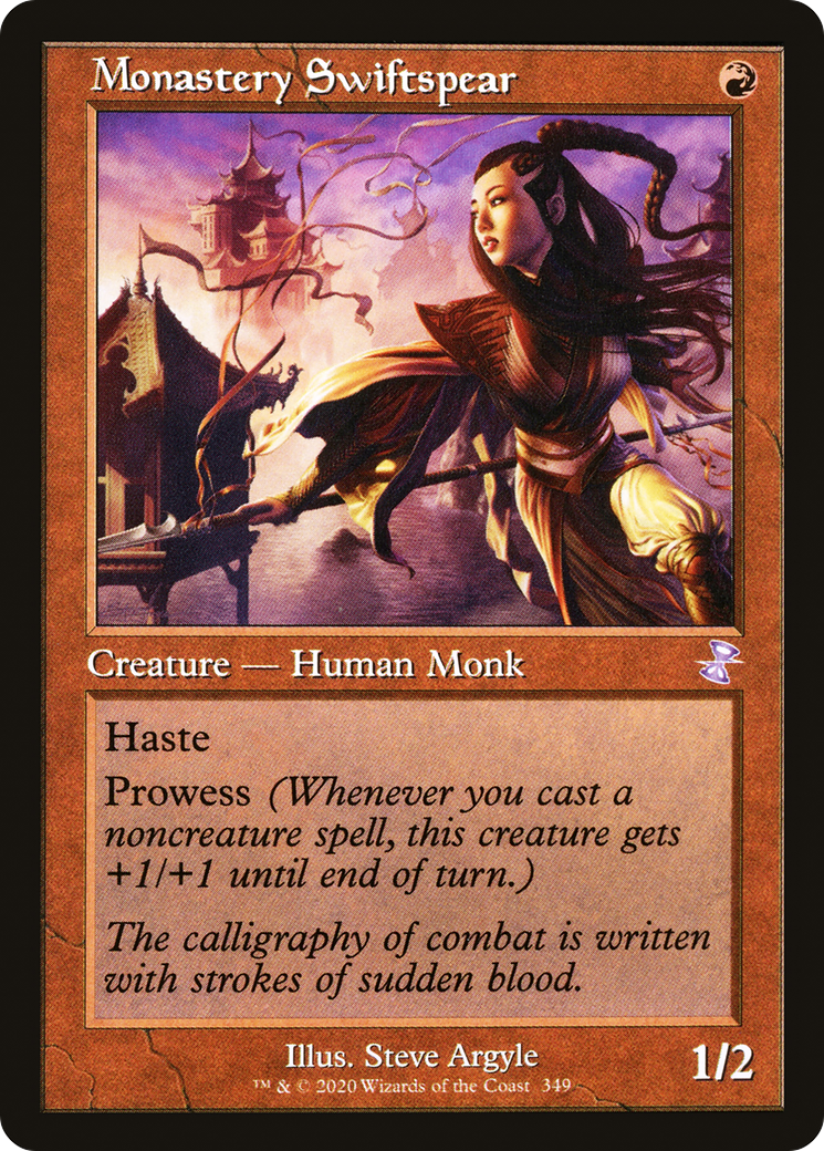 Monastery Swiftspear (TSR-349) - Time Spiral Remastered Foil - Premium MTG Single from Wizards of the Coast - Just $10.49! Shop now at Game Crave Tournament Store