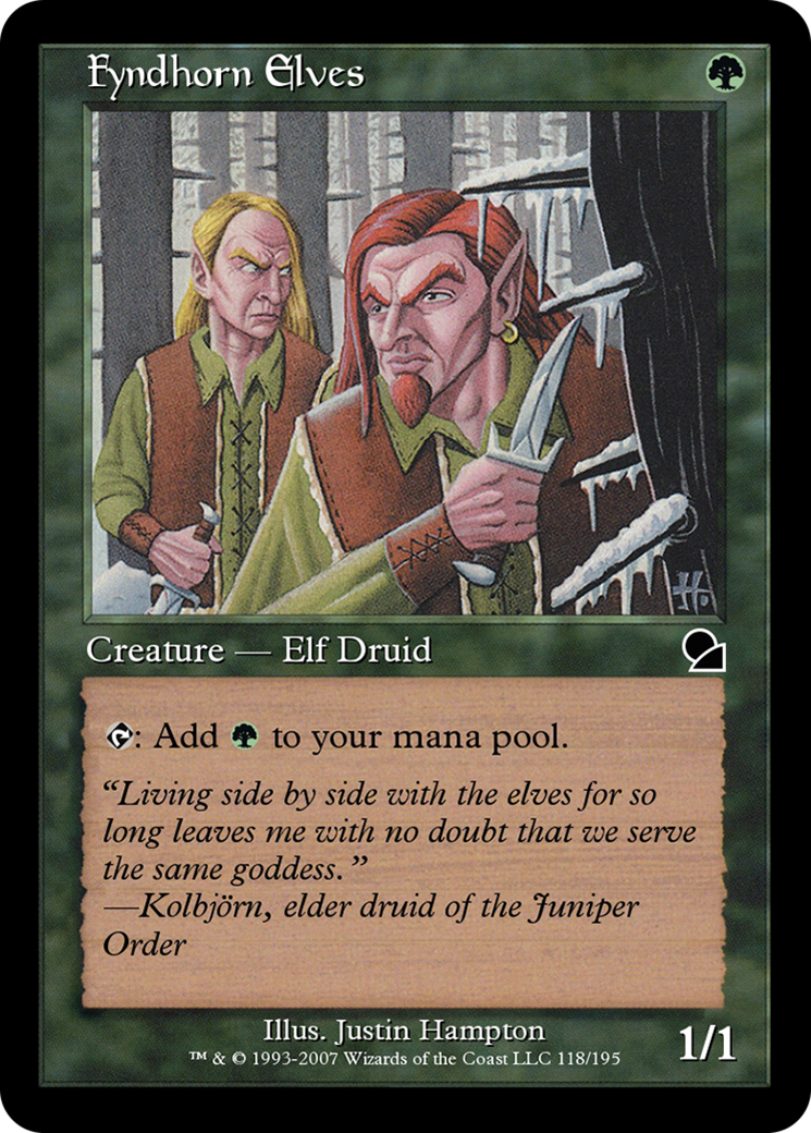 Fyndhorn Elves (ME1-118) - Masters Edition - Premium MTG Single from Wizards of the Coast - Just $0! Shop now at Game Crave Tournament Store