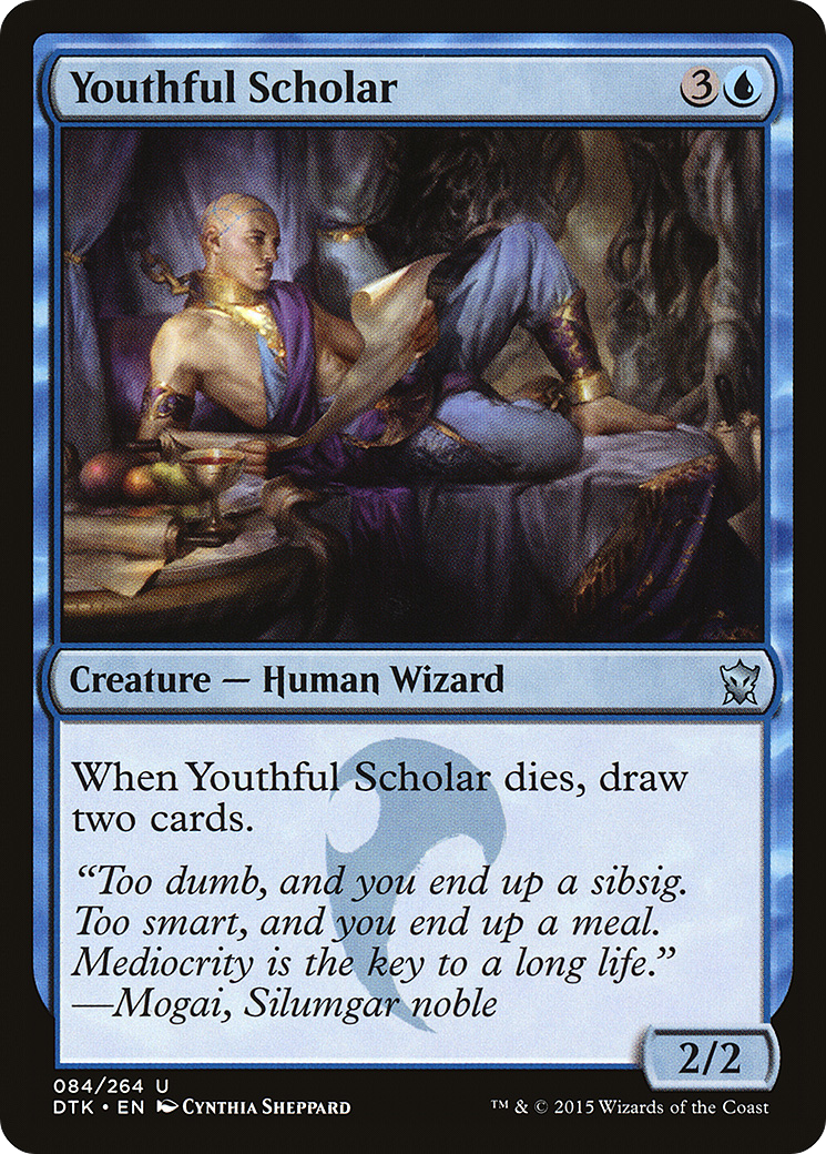 Youthful Scholar (DTK-084) - Dragons of Tarkir - Premium MTG Single from Wizards of the Coast - Just $0.08! Shop now at Game Crave Tournament Store