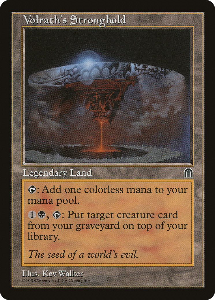 Volrath's Stronghold (STH-143) - Stronghold - Premium MTG Single from Wizards of the Coast - Just $23.49! Shop now at Game Crave Tournament Store