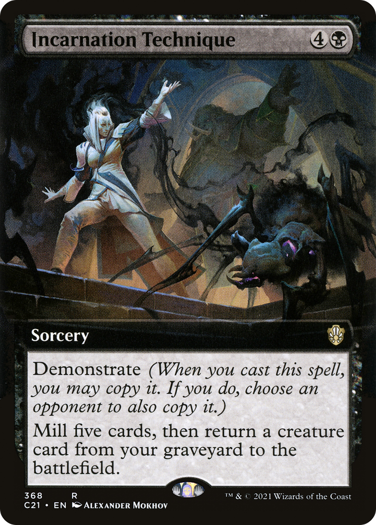 Incarnation Technique (C21-368) - Commander 2021: (Extended Art) - Premium MTG Single from Wizards of the Coast - Just $2.38! Shop now at Game Crave Tournament Store