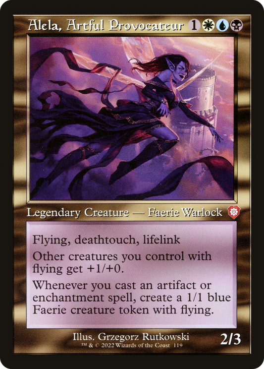 Alela, Artful Provocateur (BRC-119) - The Brothers' War Commander - Premium MTG Single from Wizards of the Coast - Just $0.10! Shop now at Game Crave Tournament Store