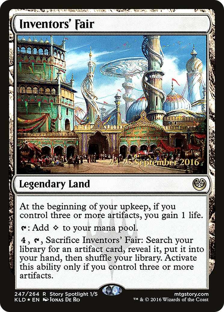 Inventors' Fair (PKLD-247S) - Kaladesh Promos Foil - Premium MTG Single from Wizards of the Coast - Just $37.92! Shop now at Game Crave Tournament Store