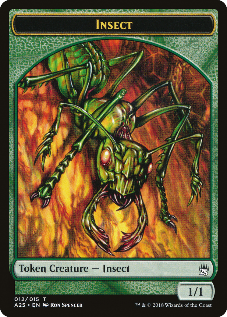 Insect (TA25-012) - Masters 25 Tokens - Premium MTG Single from Wizards of the Coast - Just $0.25! Shop now at Game Crave Tournament Store