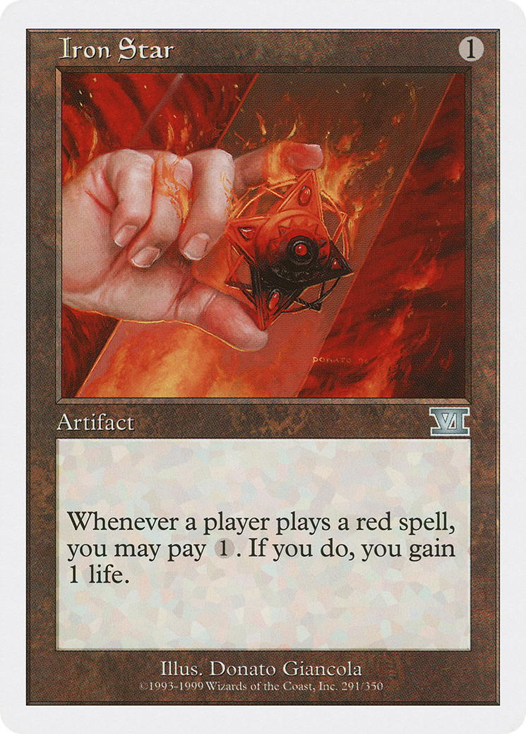 Iron Star (6ED-291) - Classic Sixth Edition - Premium MTG Single from Wizards of the Coast - Just $0.08! Shop now at Game Crave Tournament Store