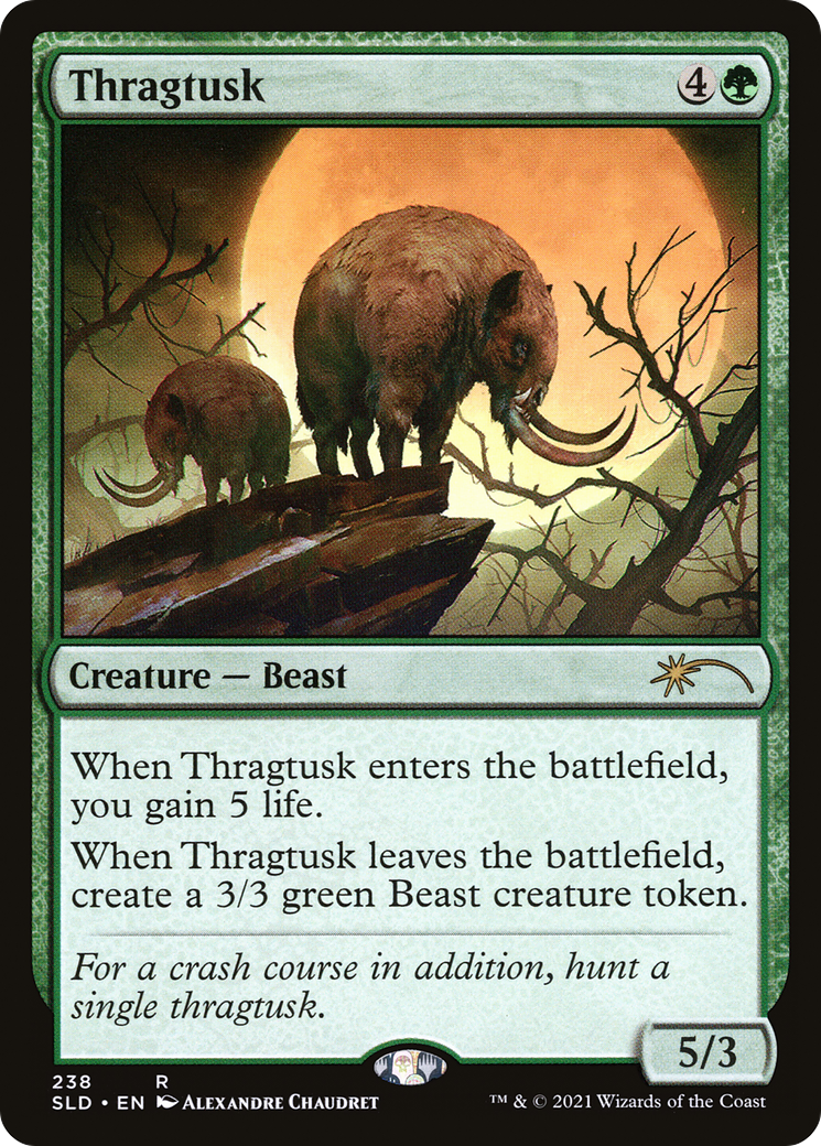 Thragtusk (SLD-238) - Secret Lair Drop Foil - Premium MTG Single from Wizards of the Coast - Just $0.23! Shop now at Game Crave Tournament Store