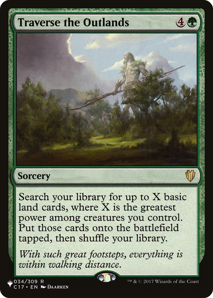 Traverse the Outlands (PLIST-484) - The List - Premium MTG Single from Wizards of the Coast - Just $0.89! Shop now at Game Crave Tournament Store