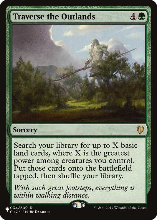 Traverse the Outlands (PLIST-484) - The List - Premium MTG Single from Wizards of the Coast - Just $0.89! Shop now at Game Crave Tournament Store